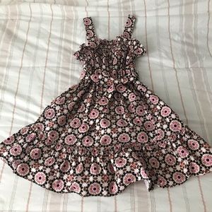 Kate Spade Floral Mosaic Poplin Dress